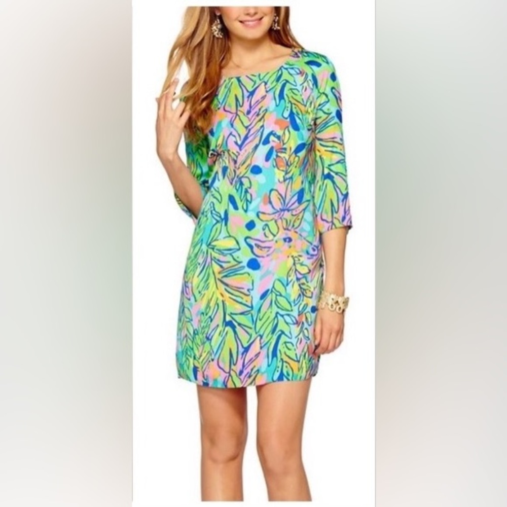 Women’s Lilly Pulitzer Hot Spot Carol Shift Dress Size 8 - Picture 9 of 9